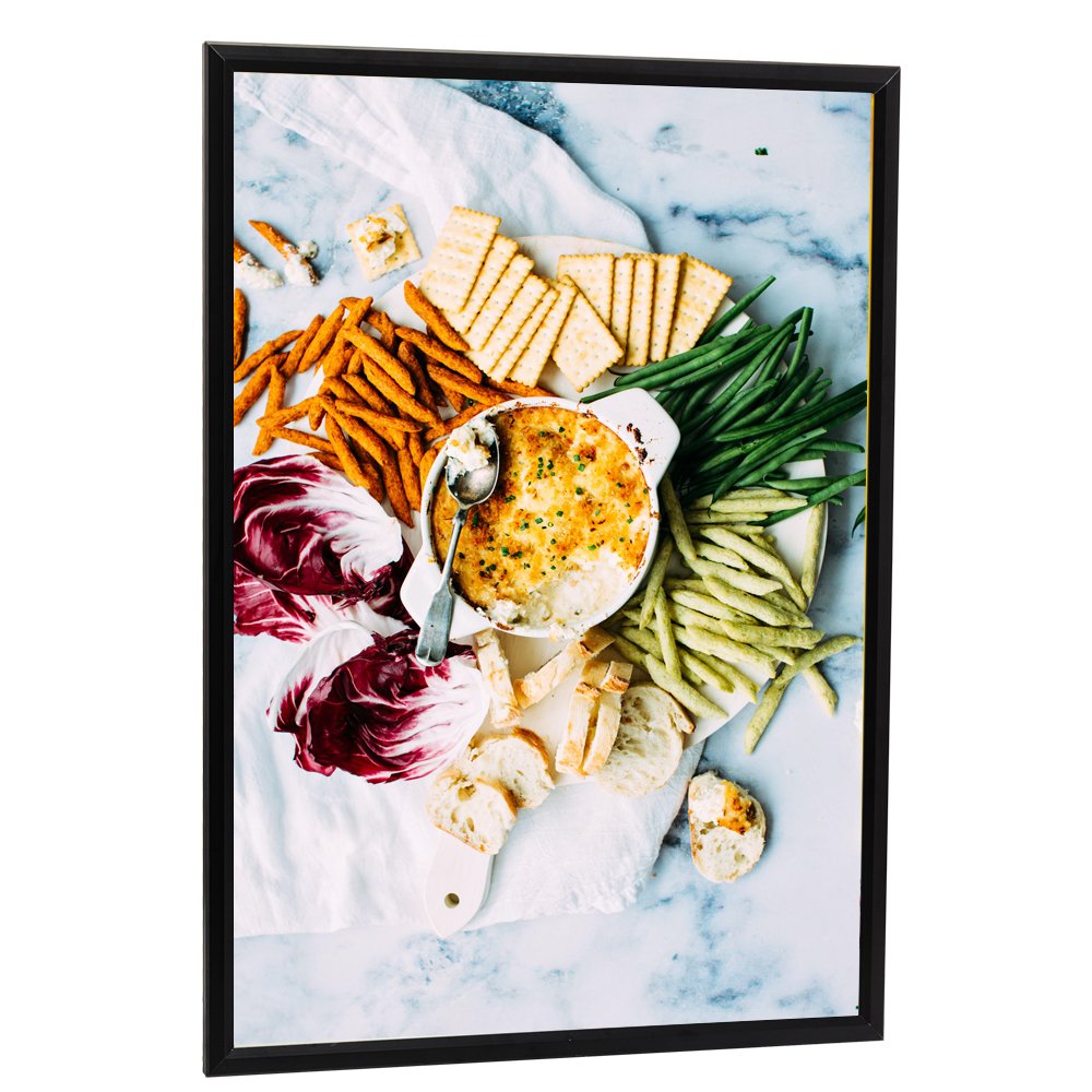 Aluminum LED snap light box multi color frame hotel restaurant ad wall mount menu board