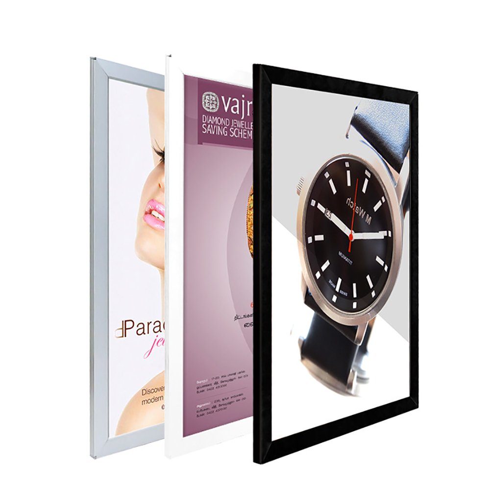 Aluminum LED snap light box multi color frame hotel restaurant ad wall mount menu board