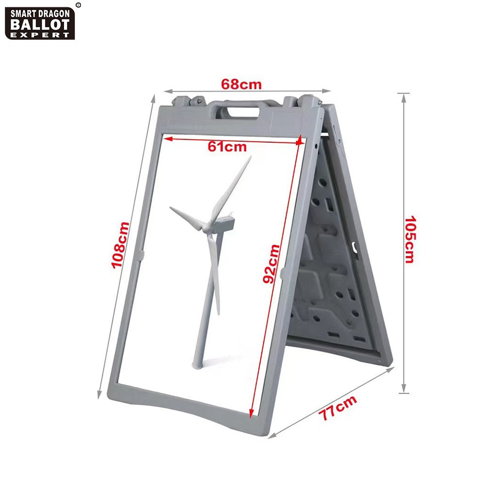 Sign Board Outdoor Advertising Election Campaign Sign Plastic Advertising Board