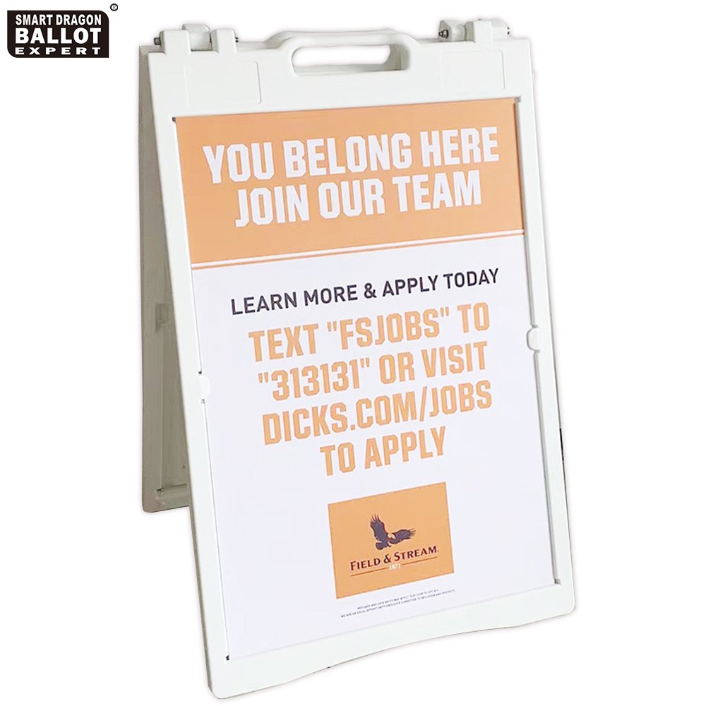 Sign Board Outdoor Advertising Election Campaign Sign Plastic Advertising Board