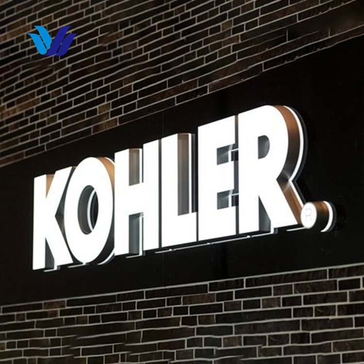 Hongsen Custom Sign Shop board 3D Led channel letters Light Advertising mini Acrylic Letters decorative signs