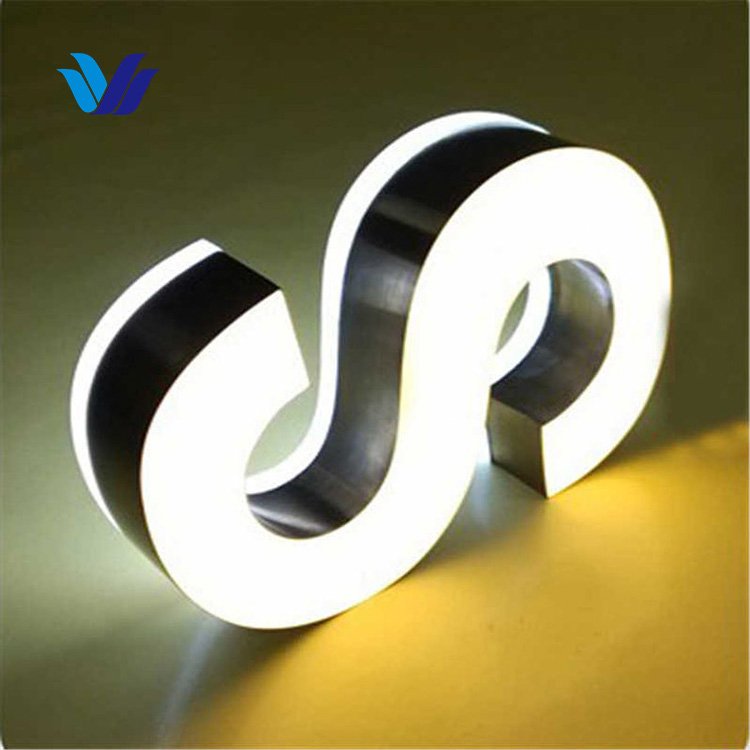 Hongsen Custom Sign Shop board 3D Led channel letters Light Advertising mini Acrylic Letters decorative signs