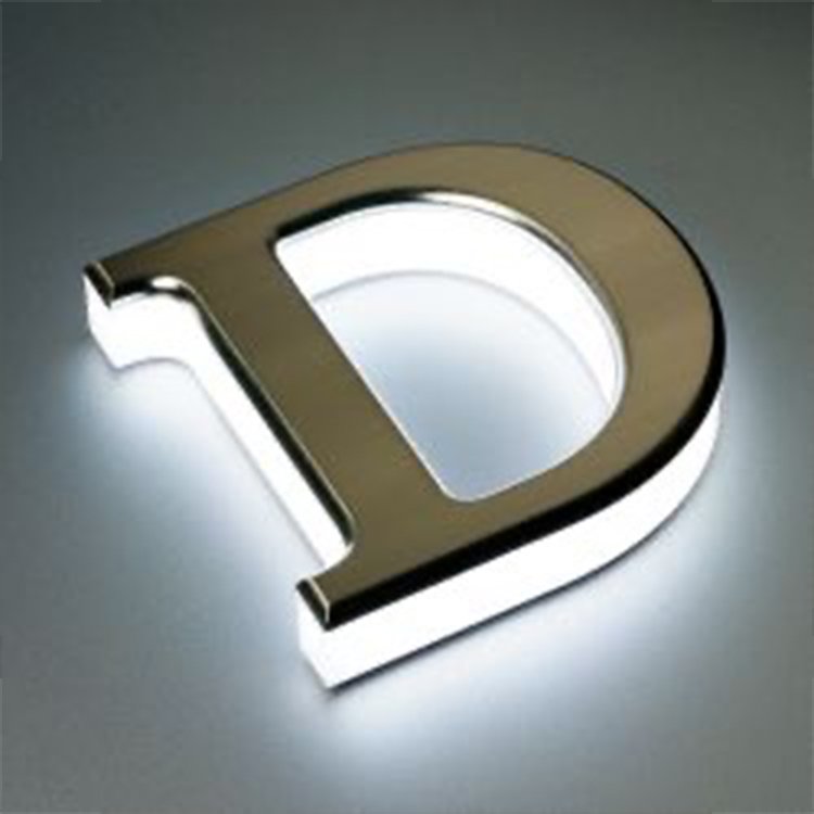 High Quality Advertising Channel Sign Metal Sign Led Backlit Letter Board 3d Acrylic Letter Led Outdoor Signage Custom Designs