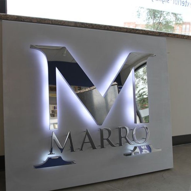 High Quality Advertising Channel Sign Metal Sign Led Backlit Letter Board 3d Acrylic Letter Led Outdoor Signage Custom Designs
