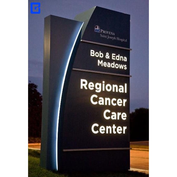 China Suppuliers LED Outdoor Acrylic Pylon Sign Board Advertising Light Box for Effective Visibility