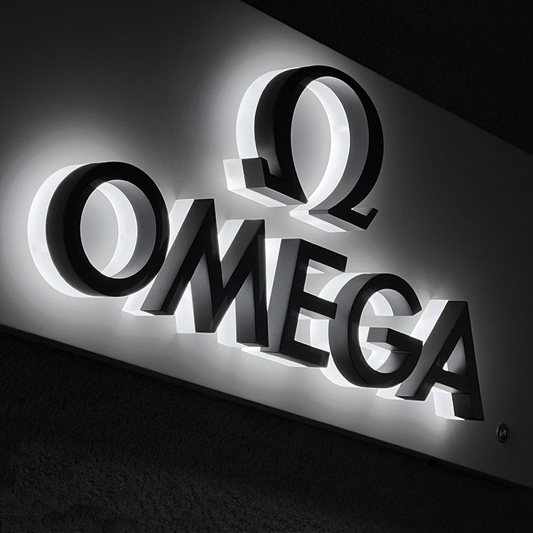 Customization store sign for business outdoor waterproof 3D led signs channel letter abyss mirror led signs advertising