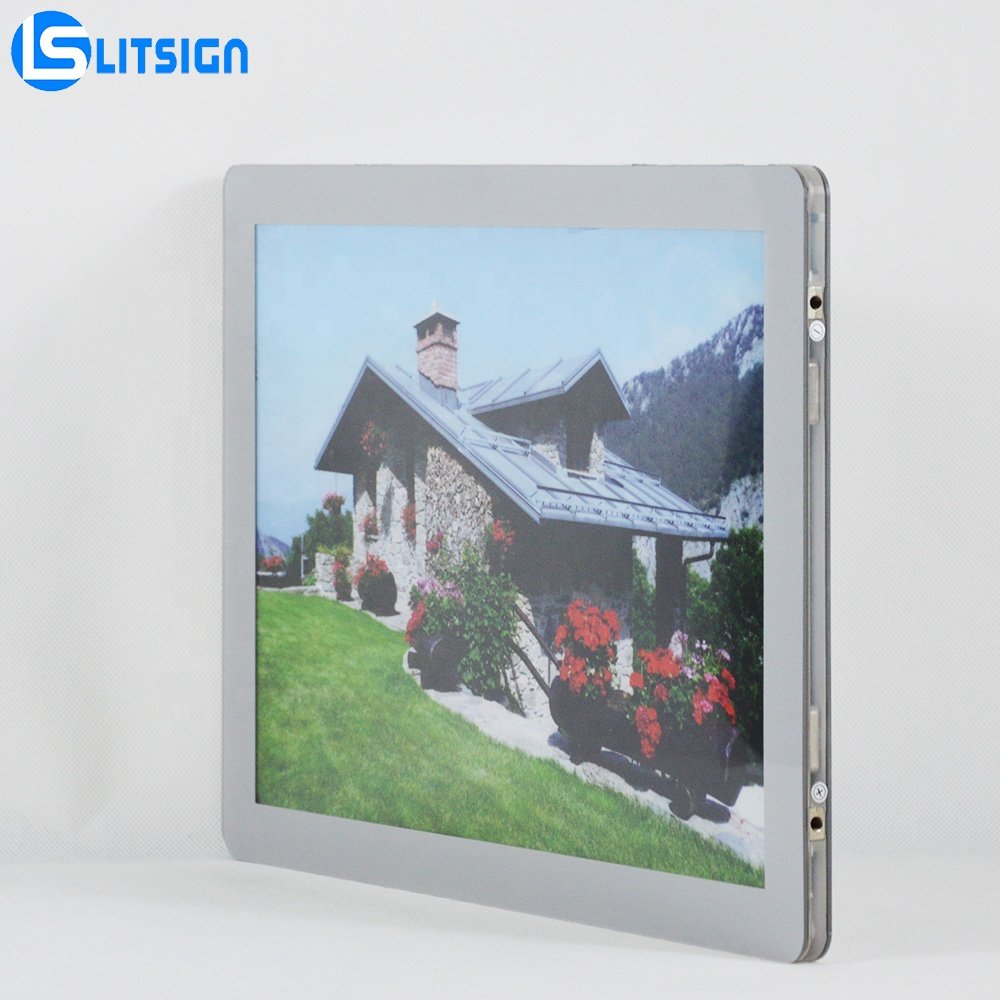 a3 a4 store shop window showcase promotion window hanging advertising estate agents led digital window display real estate