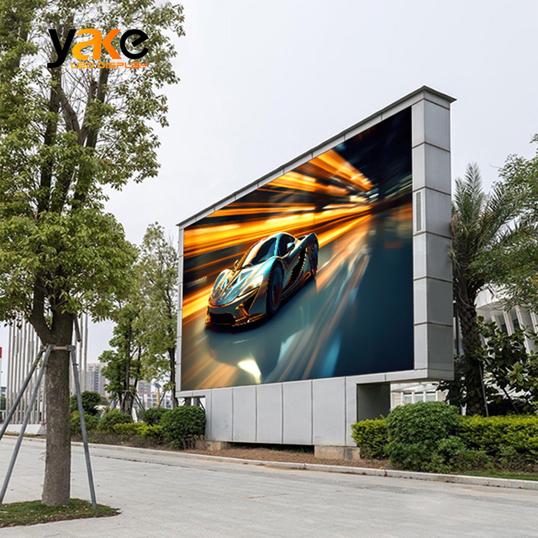 Yake P6 P8 P10 Front Service Fixed Pantallas Exterior Video Wall Display Billboard Sign Board Signage LED Advertising Display