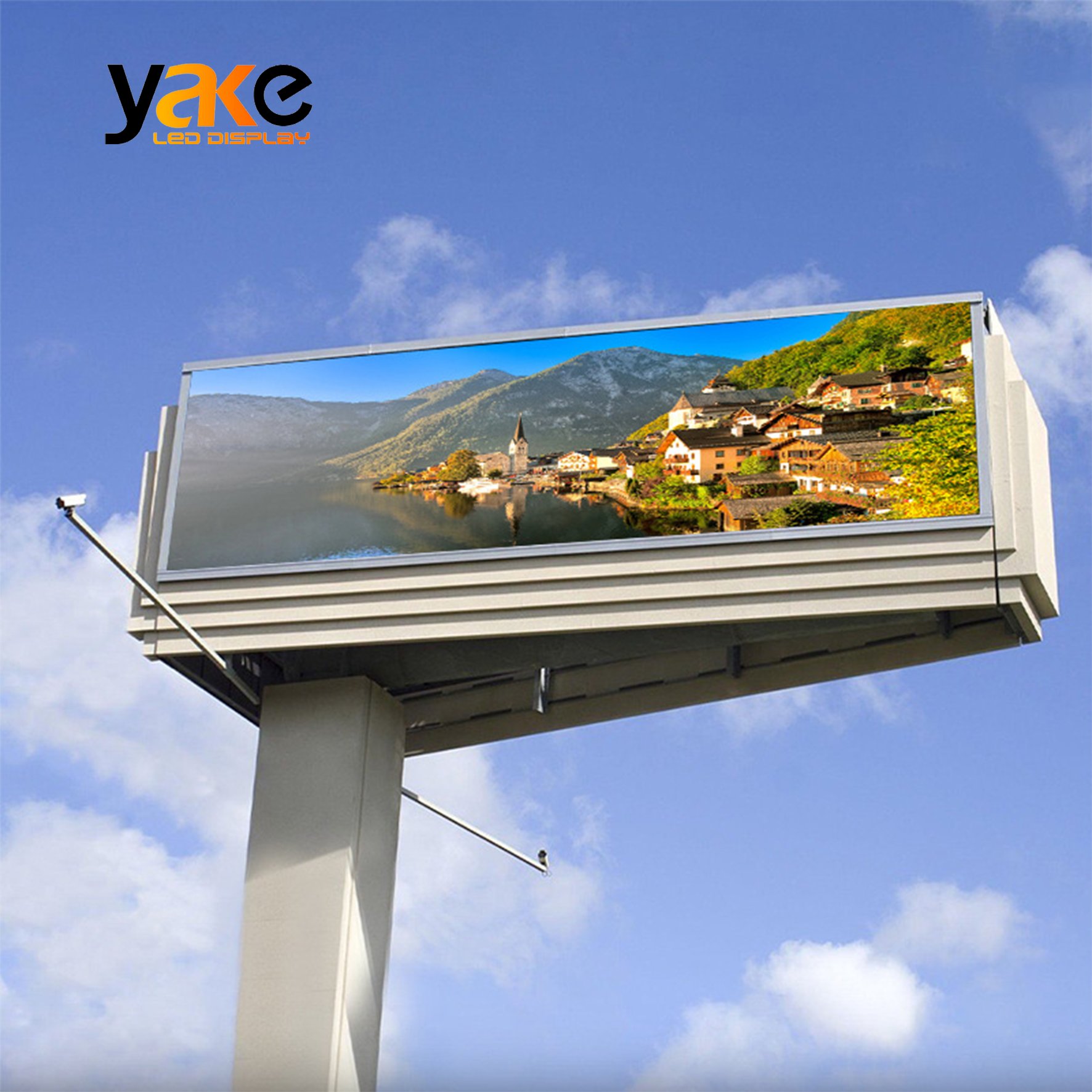 Yake P6 P8 P10 Front Service Fixed Pantallas Exterior Video Wall Display Billboard Sign Board Signage LED Advertising Display