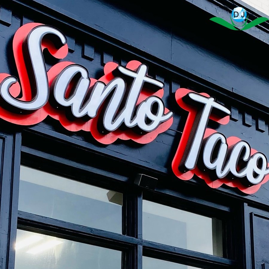 Custom Store Front Lit Led Sign Tailor Shop Signboard Design Lighting Advertising Signboard