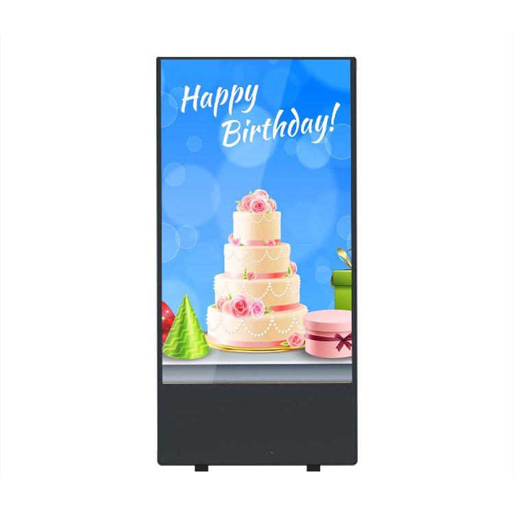 New launched portable LCD advertising screen 43 inch battery outdoor digital android A-Board