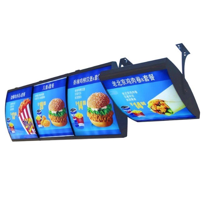Fast Delivery Aluminum Frame Advertising Led Light Box Menu Lightbox Fast Food Light Box For Restaurant