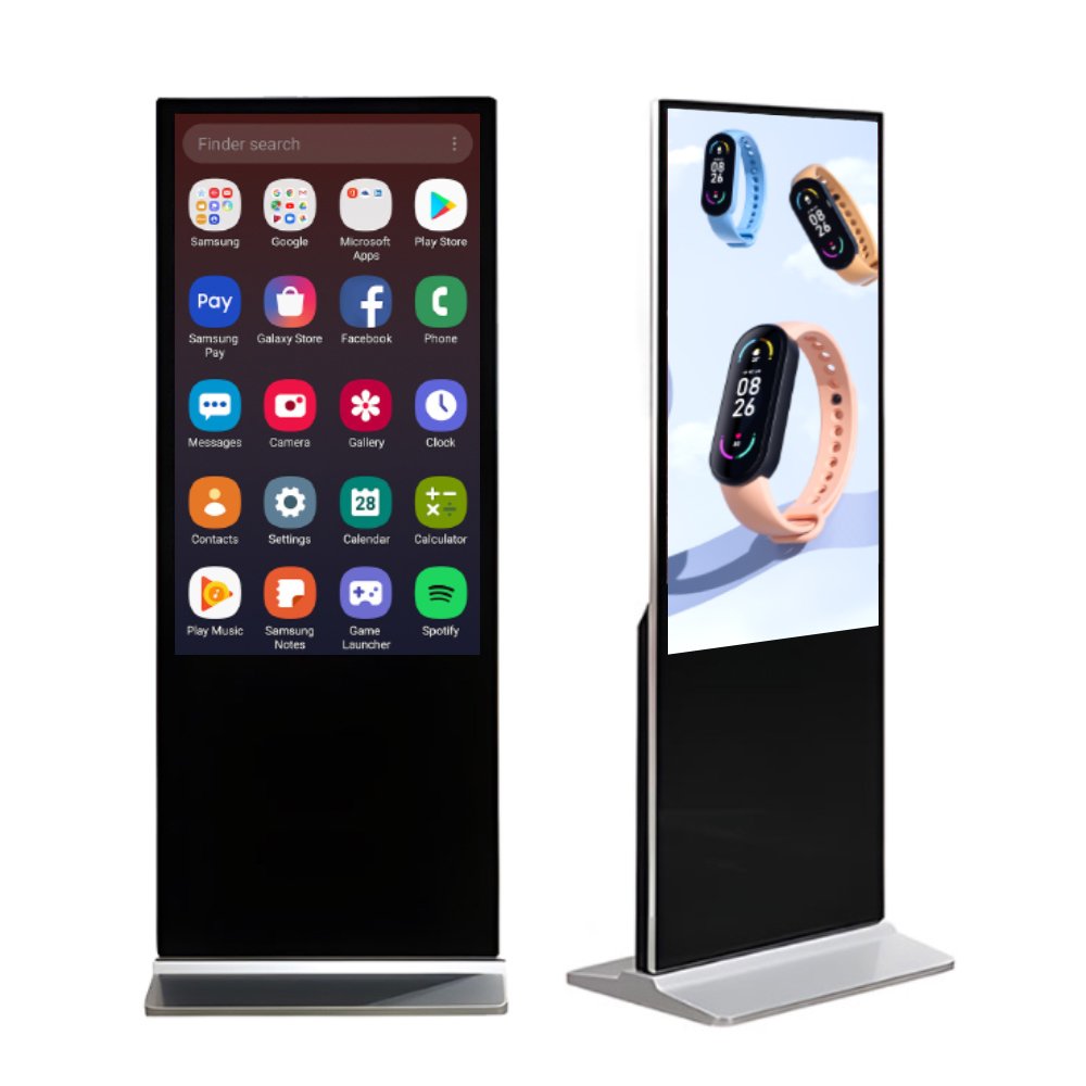 32 55 Inch Floor Standing Vertical Interactive Digital Signage Kiosk Touch Screen Advertising Display Digital Signage Player