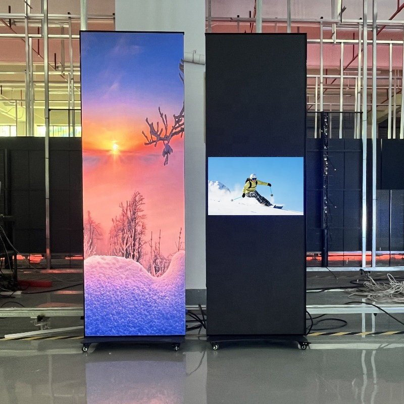 Digital Signage P1.86 Led Display Poster Advertising Machine Board Indoor Floor Standing Led Poster Display