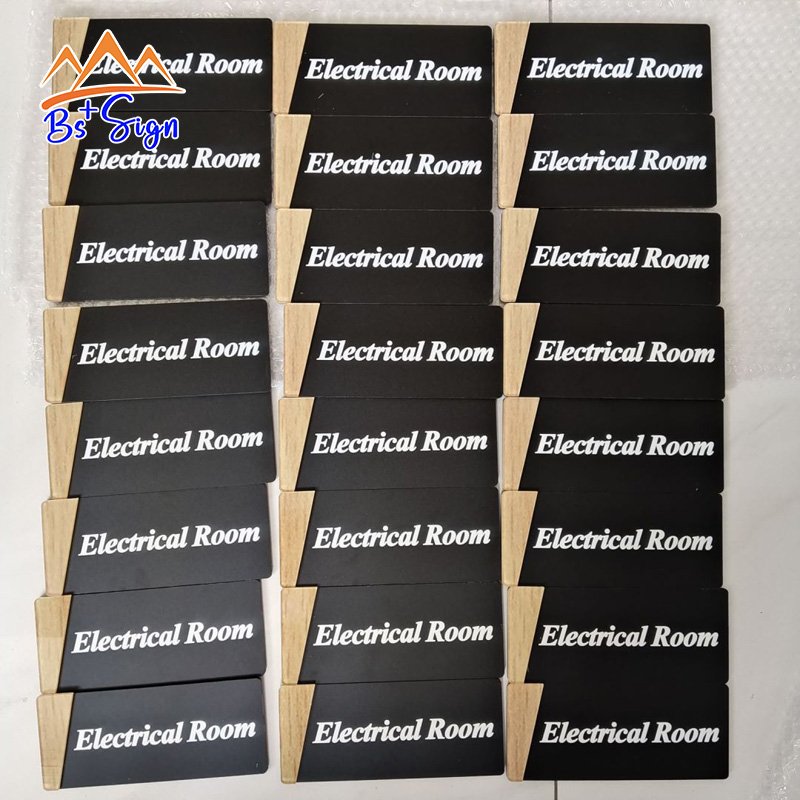 Factory Customized No MOQ House Room Door Sign Office Door Plate Room Name Sign Plate Acrylic Wayfinding Plate