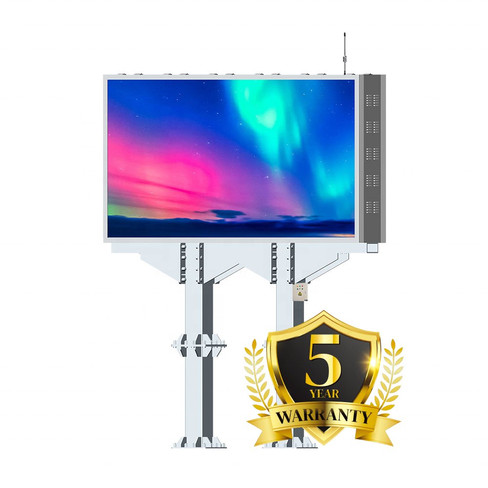 Led Double Sided Advertisement Display Screen 4 X 10 Sign Outdoor Christmas Ekran Panels Rgb With Video Colors Board