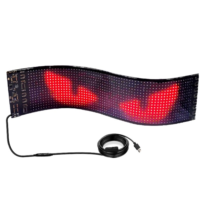 Programmable Flexible LED Sign Board Customize LED Sign Display Smart LED Screen Car Panel led matrix panel for car truck shop