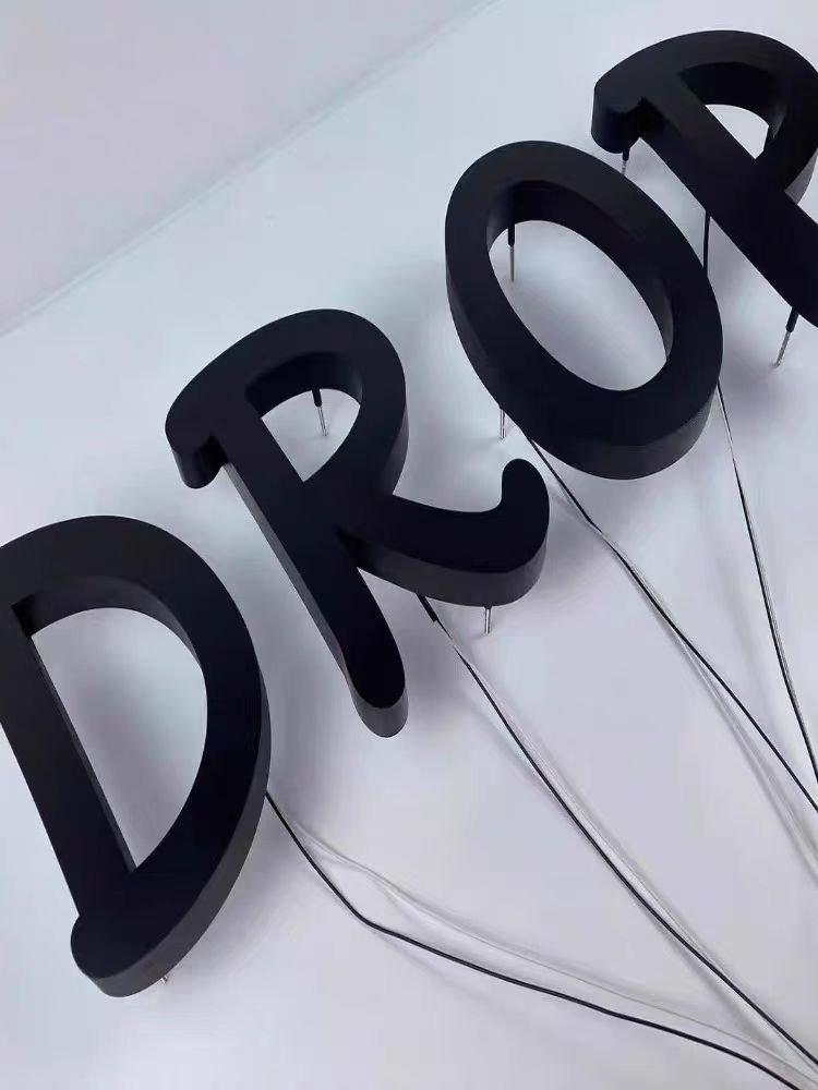 Outdoor Advertising Backlit Branding Wall Sign Logo LED Letter Board for Store Restaurant Bar Business Use for Outdoor Billboard