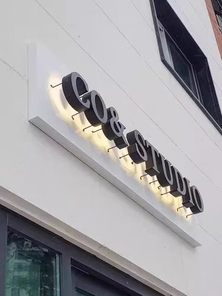 Outdoor Advertising Backlit Branding Wall Sign Logo LED Letter Board for Store Restaurant Bar Business Use for Outdoor Billboard