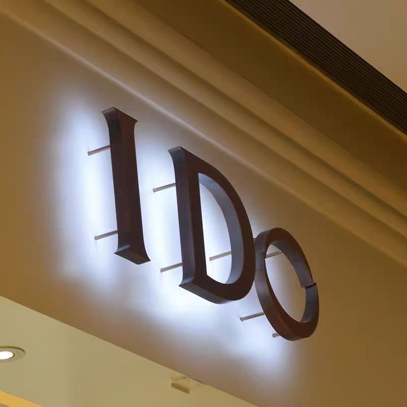 Outdoor Advertising Backlit Branding Wall Sign Logo LED Letter Board for Store Restaurant Bar Business Use for Outdoor Billboard