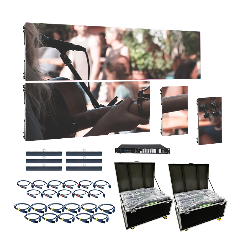 P3.91 LED Rental Display Panel High Refresh Rate 500x500 Stage Outdoor Waterproof LED Video Wall Board