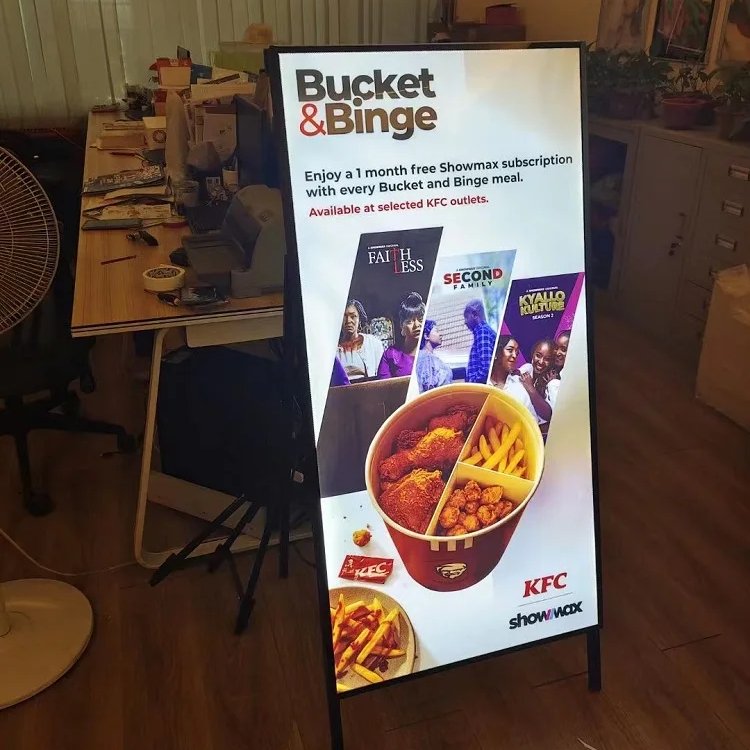 Customized A1 A2 A3 A4 Restaurant Menu Sign Board Led Advertisement Light Box Poster Frame Display Poster