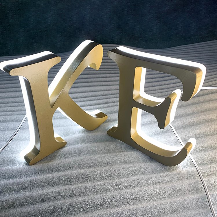 3D letter led sign light custom led backlit letter custom outdoor 3d logo led light channel letter custom led sign for business