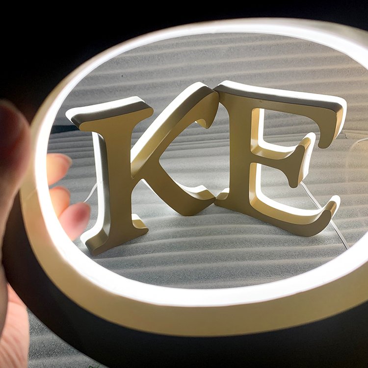 3D letter led sign light custom led backlit letter custom outdoor 3d logo led light channel letter custom led sign for business