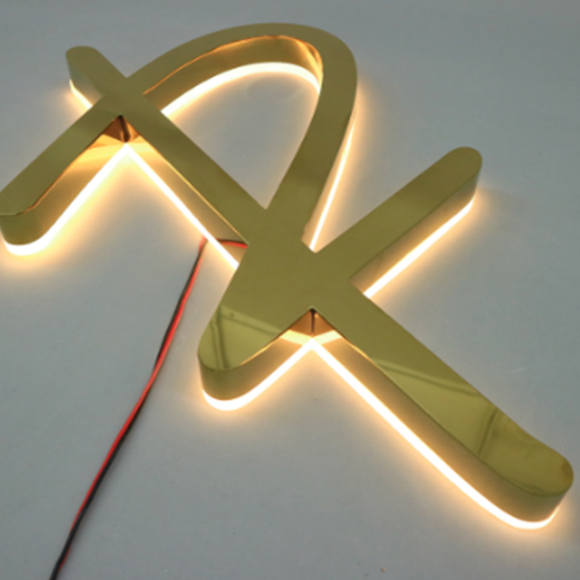 3D letter led sign light custom led backlit letter custom outdoor 3d logo led light channel letter custom led sign for business