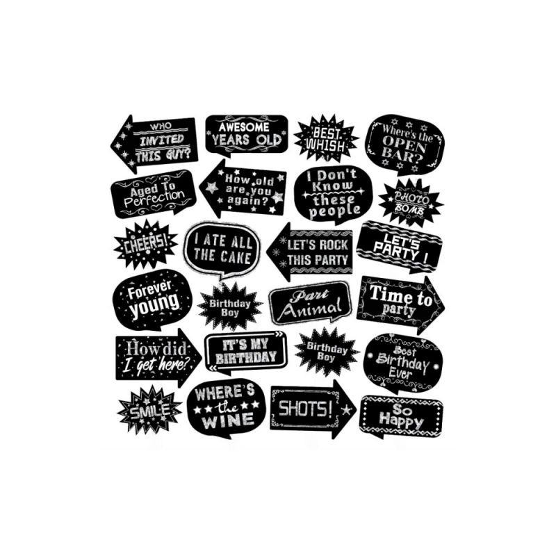 Customized UV Printing Die Cut Durable Double sided UV Printing 5mm PVC foam board Photo booth Props For Party Wedding