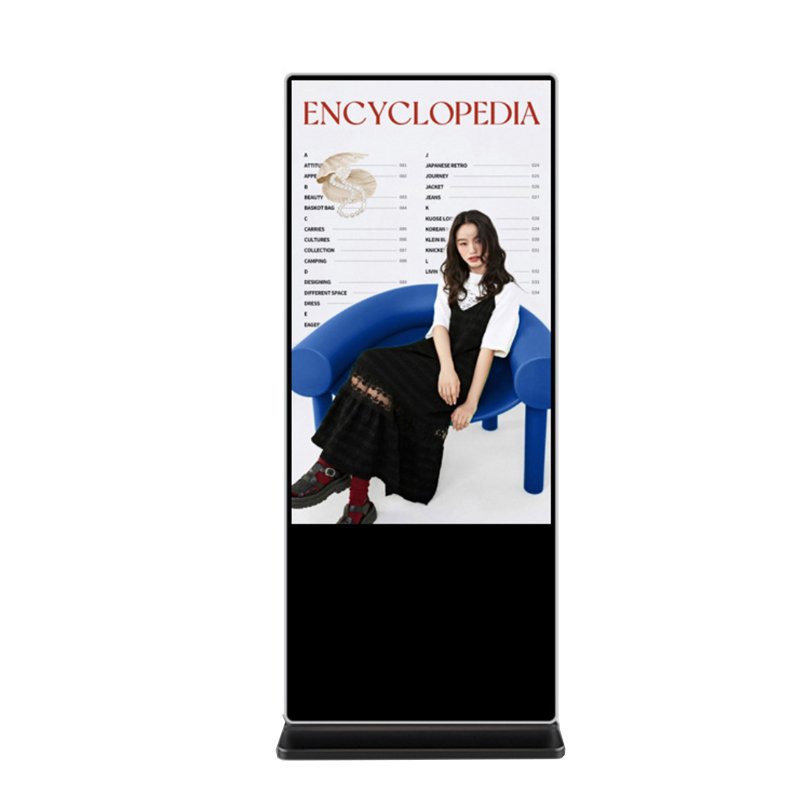 Full Color Lcd Advertising Screen Kiosk Restaurant Digital Signage Totem Floor Stand Lcd Advertising Screen