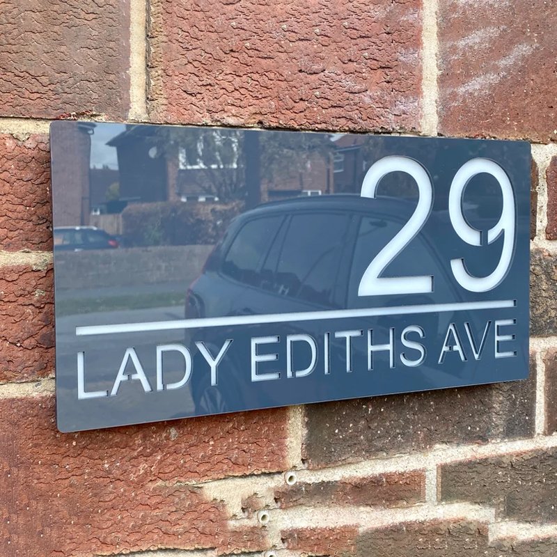 Wholesale Customized No MOQ House Number Board House Numbers Street Letters Sign Door Number Plates Address Plaques