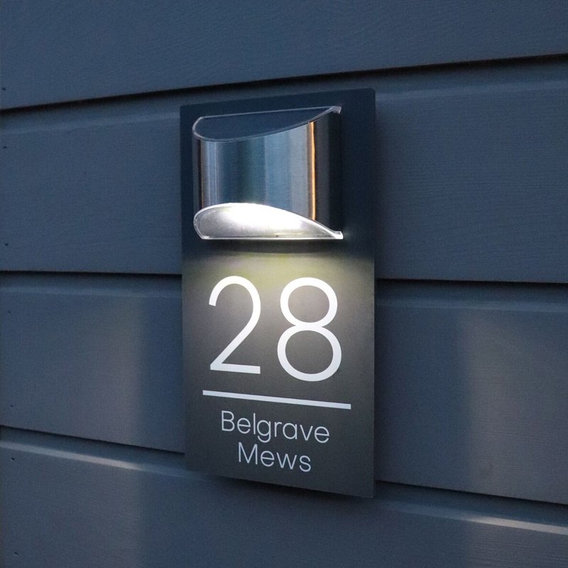 Wholesale Customized No MOQ House Number Board House Numbers Street Letters Sign Door Number Plates Address Plaques