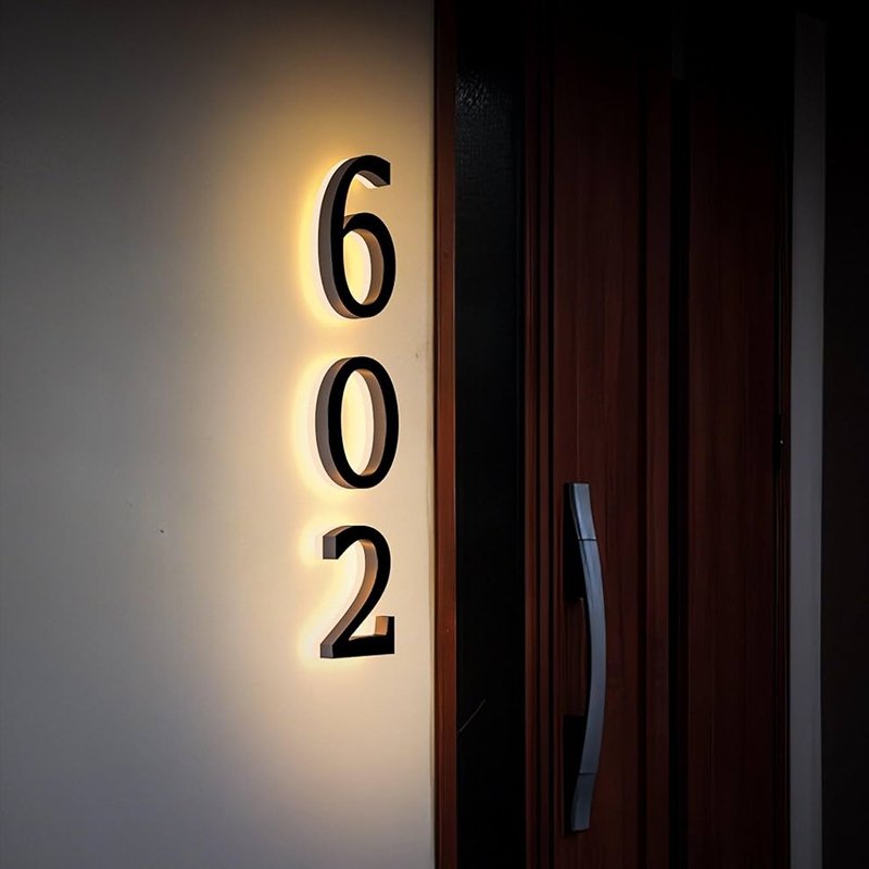 Wholesale Customized No MOQ House Number Board House Numbers Street Letters Sign Door Number Plates Address Plaques