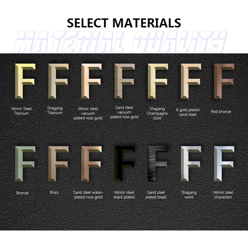 Hot sale logo advertising 3d stainless steel letters wall logo design parking sign board tin sign printing bottle cap sign