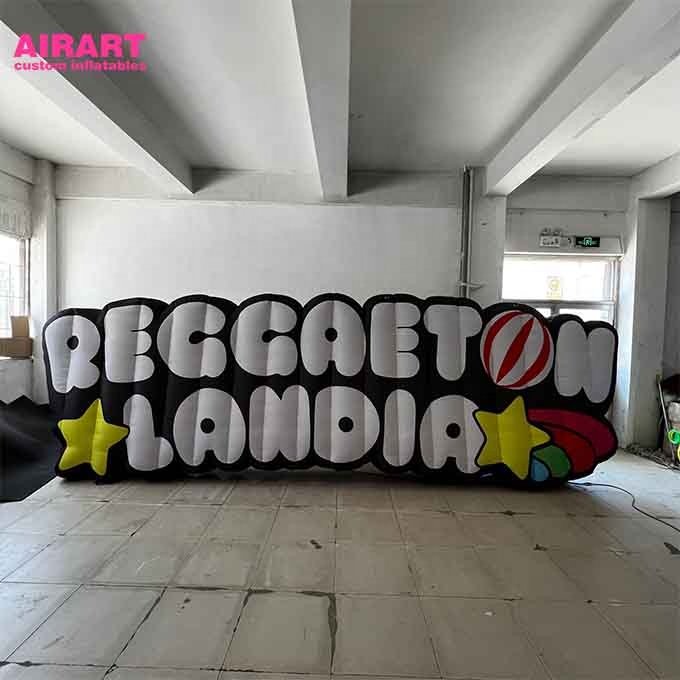 Customized logo inflatable letter billboard inflatable advertising board