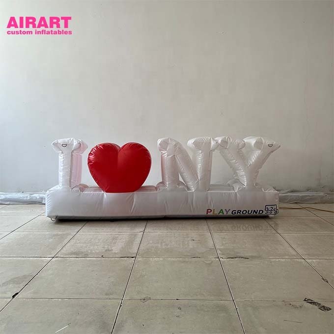 Customized logo inflatable letter billboard inflatable advertising board