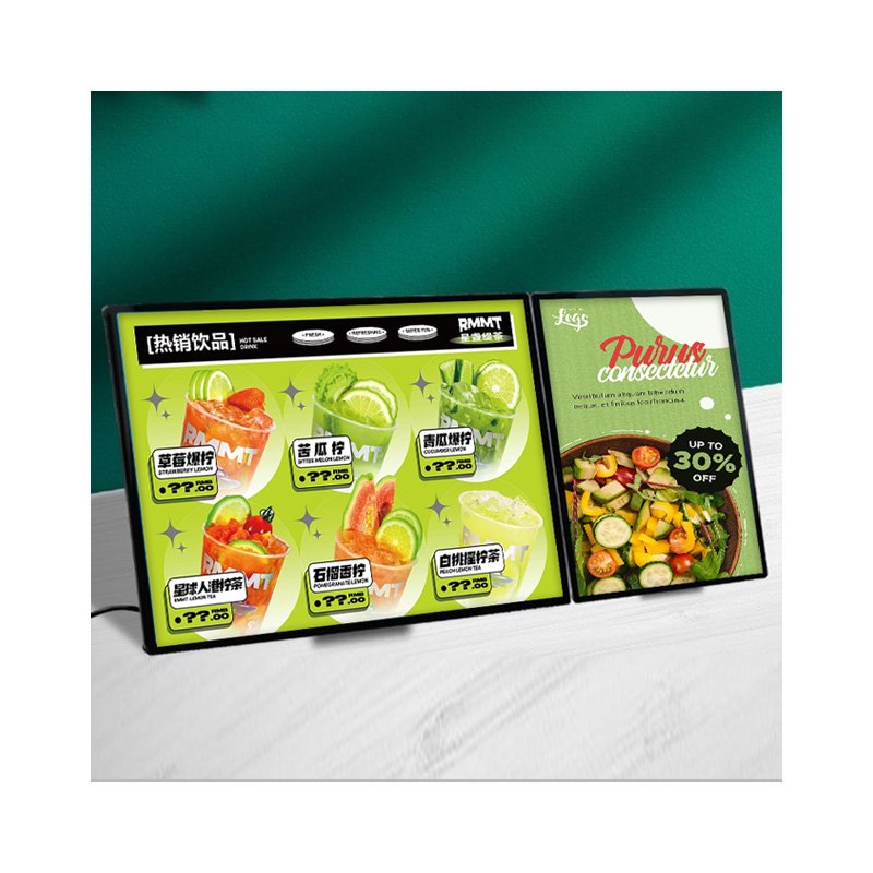 Slim Led Light Poster Advertising Light Box For Restaurant Cinema Marketing Products Led Poster Frame Led Slim Light Box