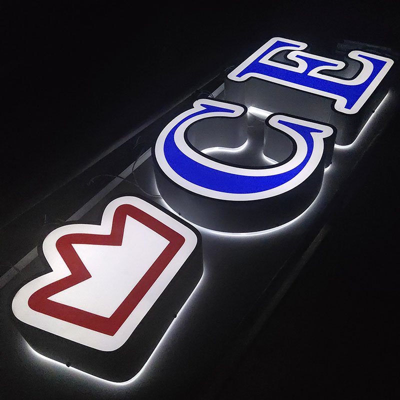 Supermarket Light Up 3D Led Backlit Advertising Rooftop Sign Outdoor Hotel Signage Signboard Hotel Led Sign Board