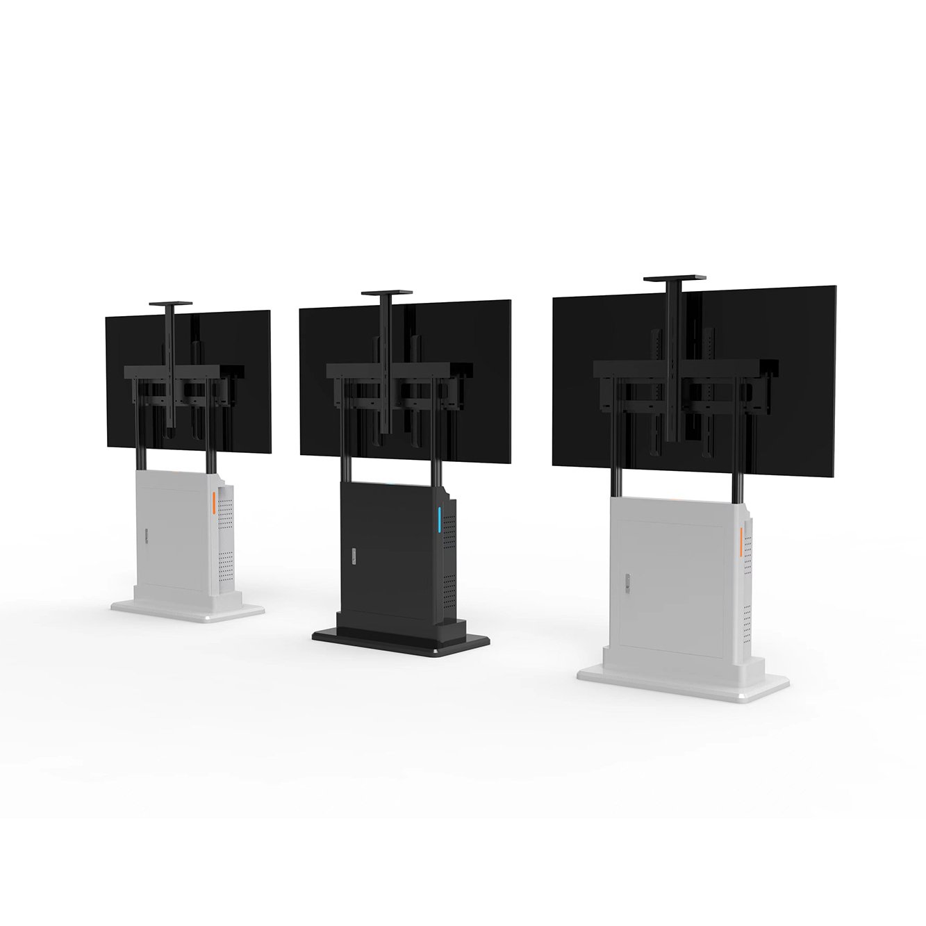 High-end 55 65 75 86 98 inch Interactive Touch Screen rotate floor stand advertising display