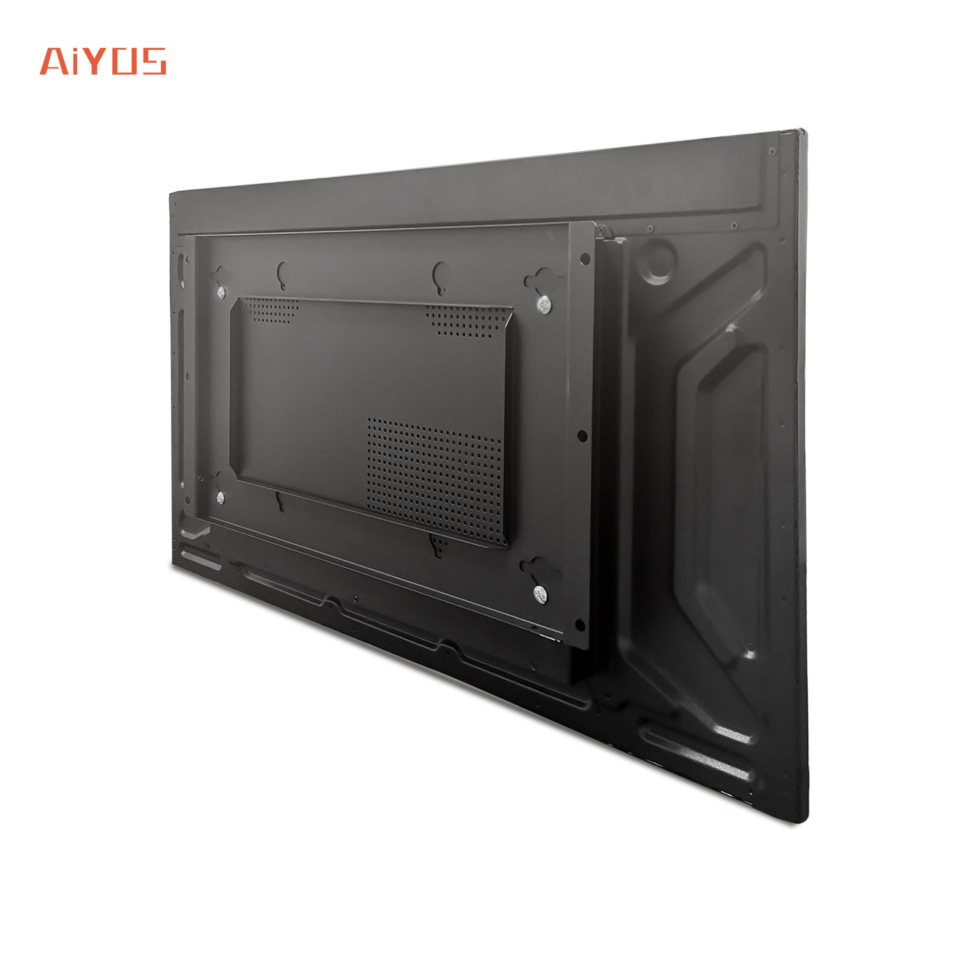 43 49 55 inch Wall mounted digital signage menu board LCD split screen display advertising indoor for Fast Food Restaurant