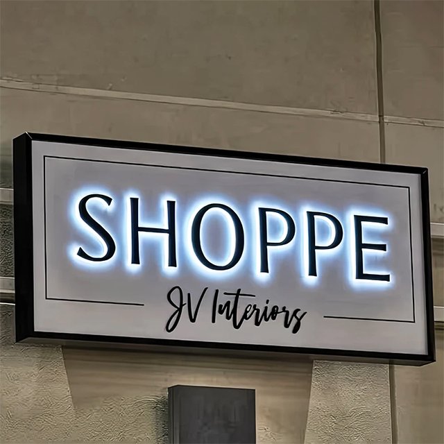 Custom led sign logo outdoor 3D store front led letter open sign outdoor channel letter led sign for business logo metal signage