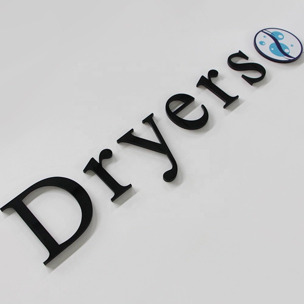Acrylic Sign Signage Plastic Sign Board Business Logo Big Laser Channel Letters Alphabet Letters Sign