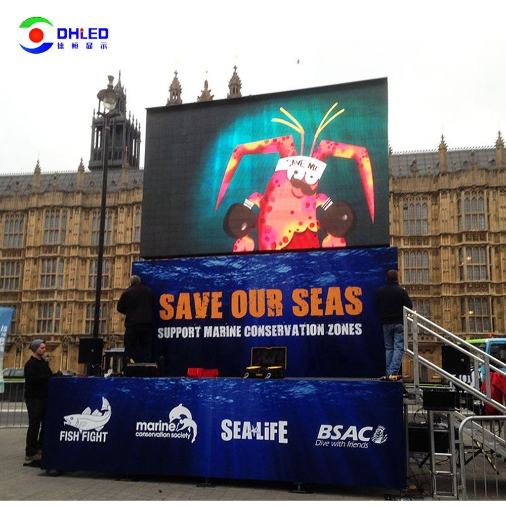 Hot Sale Multi-function Rental Panel Wall Advertising Billboard Screen P4 P5 P6 P8 P10 P16 Led Outdoor Fixed Display Screen