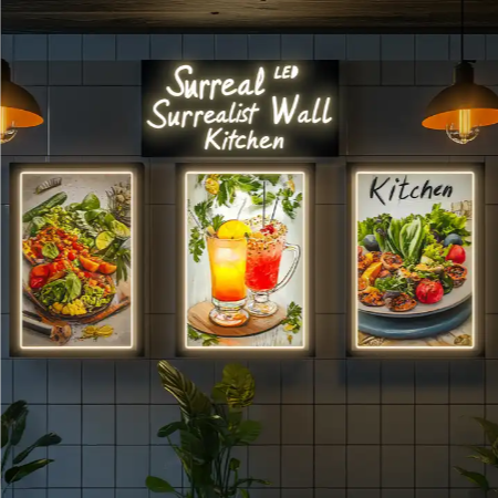 Led Ultra Thin Light Box Advertising Ultra-thin Led Lightbox Aluminum Slim Snap Frame Menu Movie Board