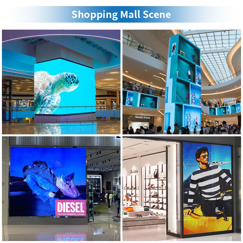 P2.5 2.5Mm P4 4Mm Indoor Full Color Display Board Curved Video Wall Flexible Led Screen For Advertising