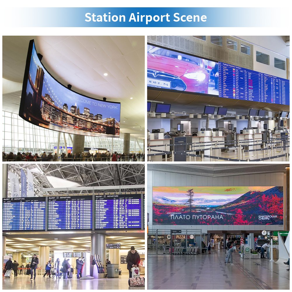 P2.5 2.5Mm P4 4Mm Indoor Full Color Display Board Curved Video Wall Flexible Led Screen For Advertising