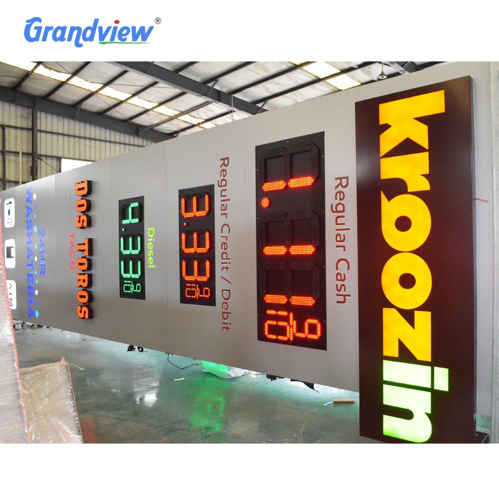 Manufacturers direct outdoor pylon sign / led spirit fortress production standing advertising sign / sign board