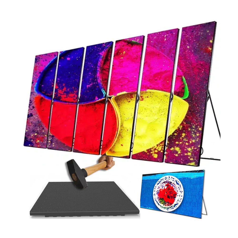 Most Popular P1.8 P2 LED Display Poster Stand Meeting Room High Resolution Portable Mirror LED Digital Poster Wall