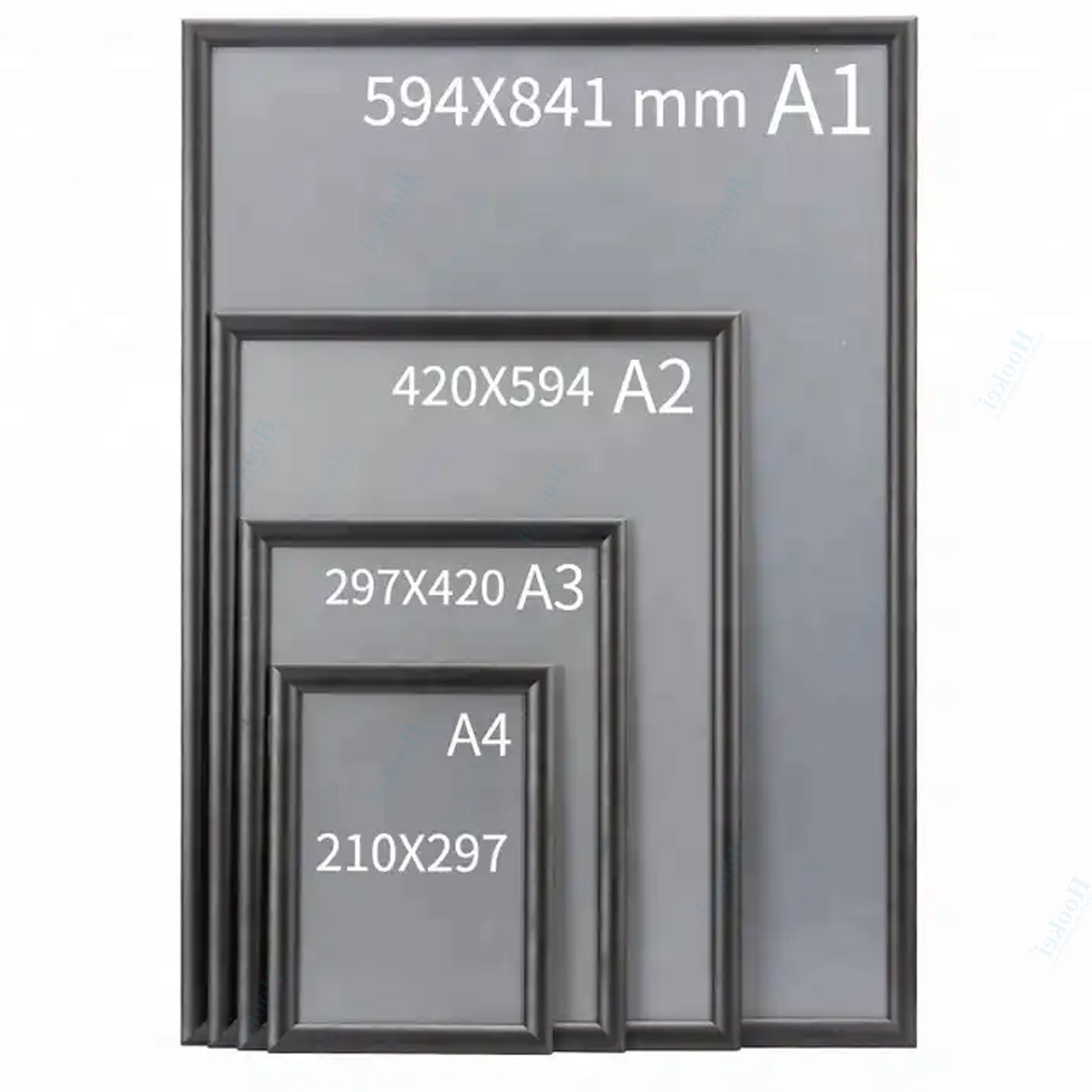 25mm A4 Aluminium Snap A Frame Sign Board Outdoor Quick Change Poster Frames 8.5 x 11 Click Frame for Advertising Poster Holder